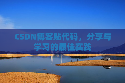 CSDN博客贴代码，分享与学习的最佳实践